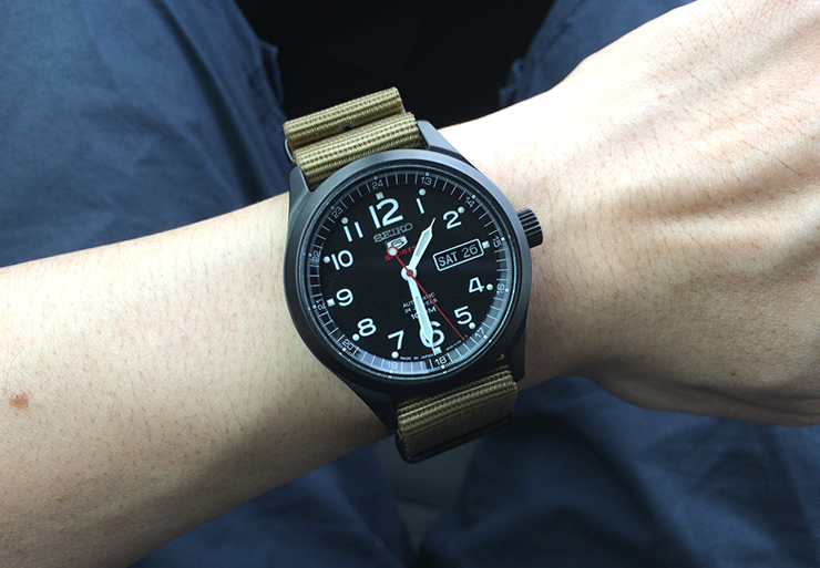 Seiko 5 outlet khaki