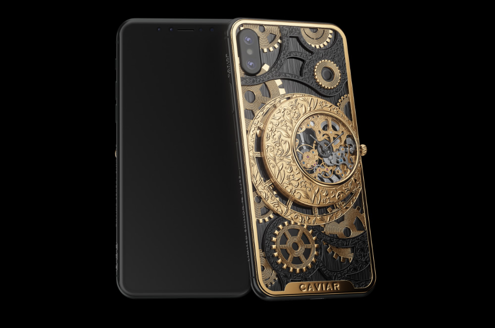 Caviar Skeletonized Watch Movement Case For Your iPhone XS