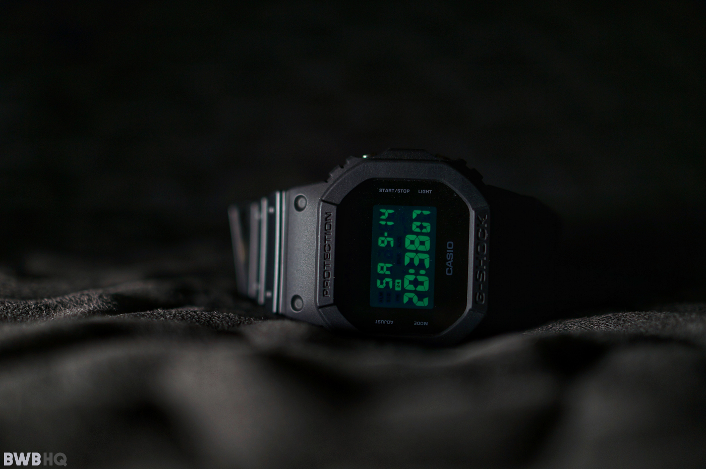 G shock hot sale 5600 blackout