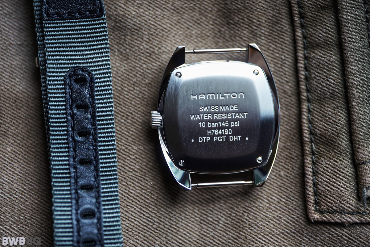 Hamilton Khaki Pilot Pioneer Mechanical Watch Caseback